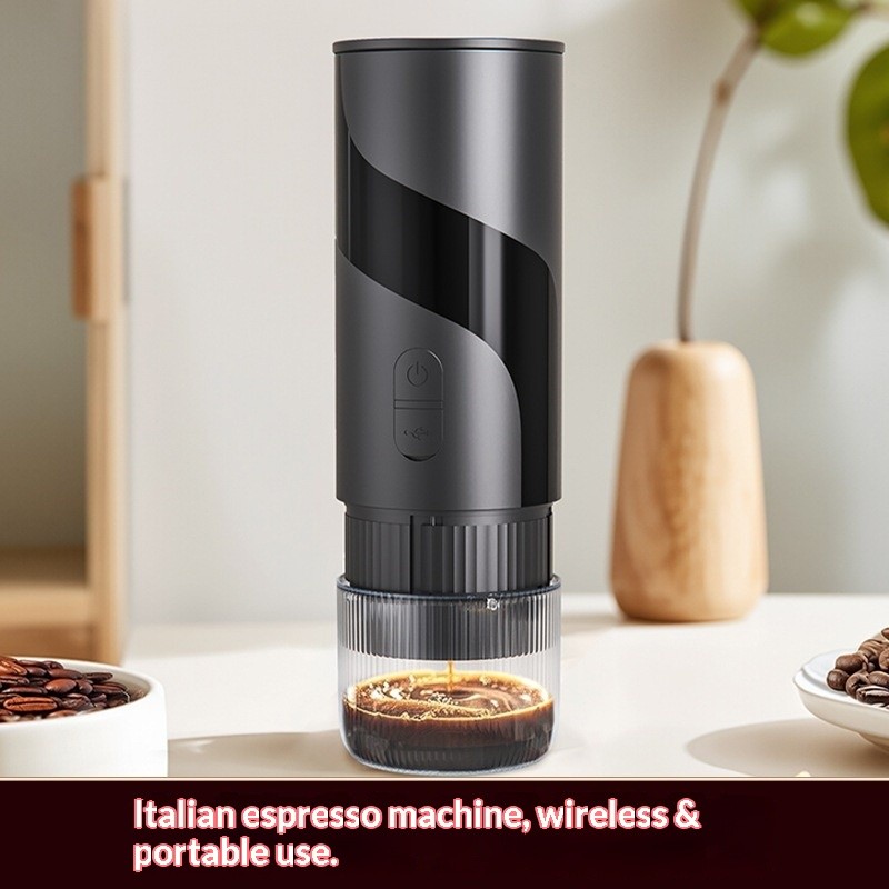 Wireless portable mini coffee machine capsule coffee machine Small Italian coffee machine USB