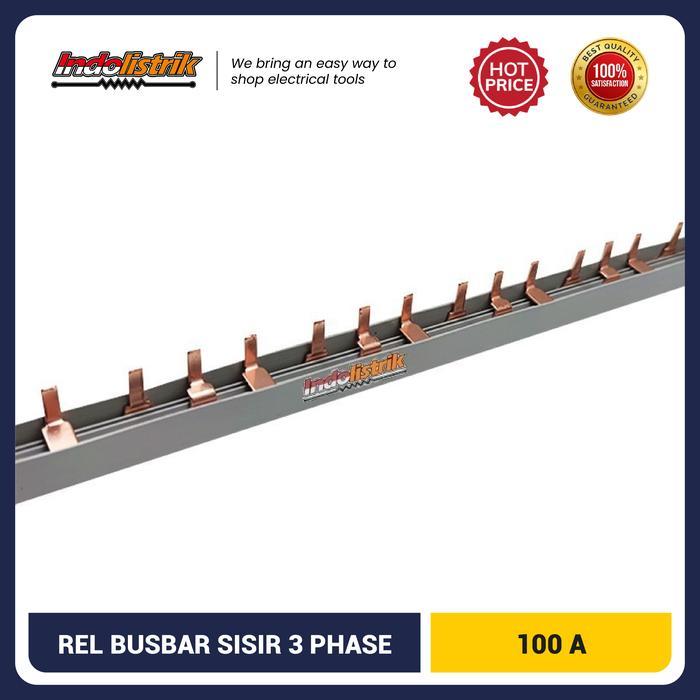 Rel Busbar Sisir 3 Phase 100A TAB Sisir MCB