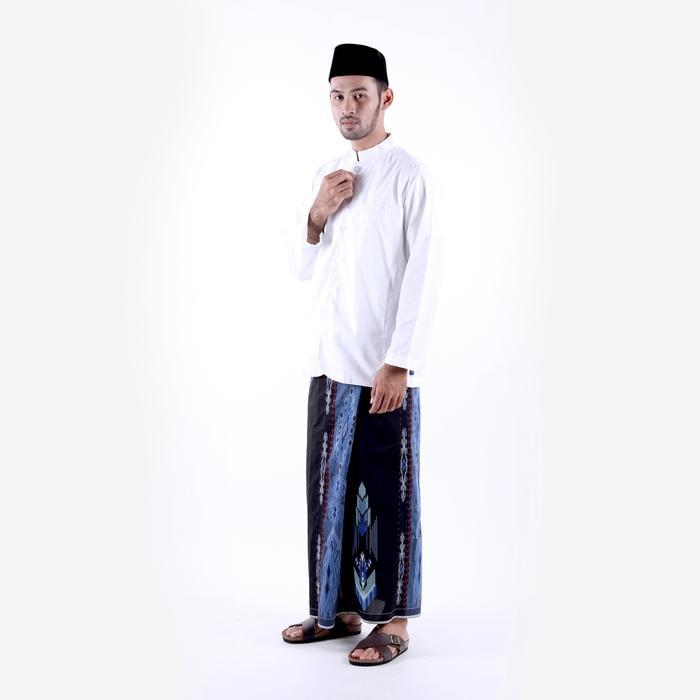 Baju Koko Bhs Classic Habaib Motif Amir Warna Putih