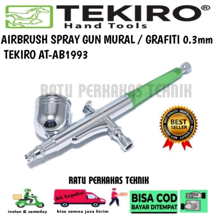 TEKIRO AIR BRUSH KIT PAINT SPRAY GUN LUKIS SPET AIR PEN BRUSH 0.3 MM AT-AB1993 AIRBRUSH FIX ORIGINAL
