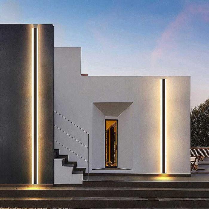 Lampu Dinding Hias Tempel Dinding Minimalis Modern Outdoor Tembok