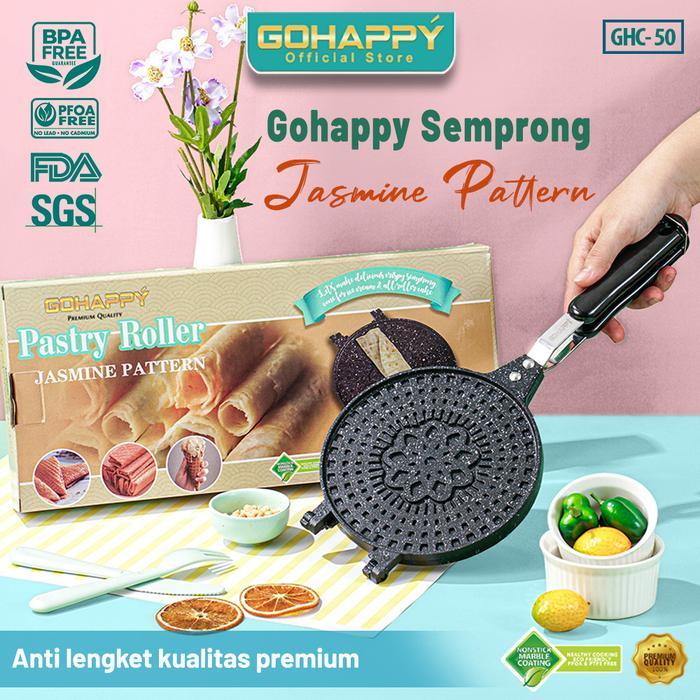 (TRENDNOW) CETAKAN KUE SEMPRONG Original Gohappy Marble Anti lengket PASTRY ROLLER Tebal - Anti