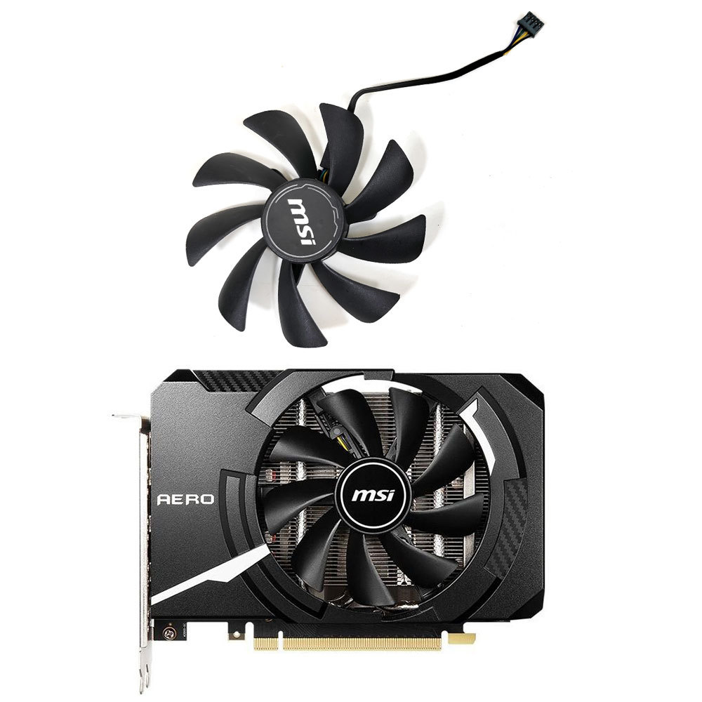 Original 95MMMSI GTX 1650 GTX 1660 Ti XY-D10015SH Graphics Fan for MSI GTX 1650 GTX 1660 Ti AERO ITX