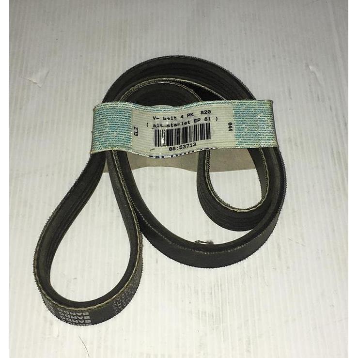 TERBARU V- belt 4 PK 820 alt starlet EP 81 bando -53713