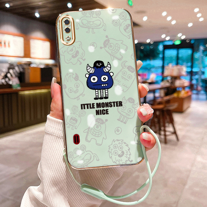 Casing Hp Untuk Samsung Galaxy A01 M01 Core A01 Core Case Monster Bertanduk Kesing silikon berbahan 