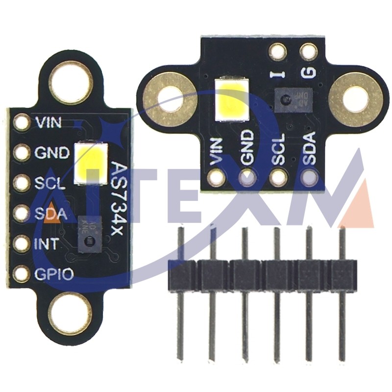 AS7341 AS734x Visible Spectral Sensor Module Color Temperature illuminance High Accuracy Color