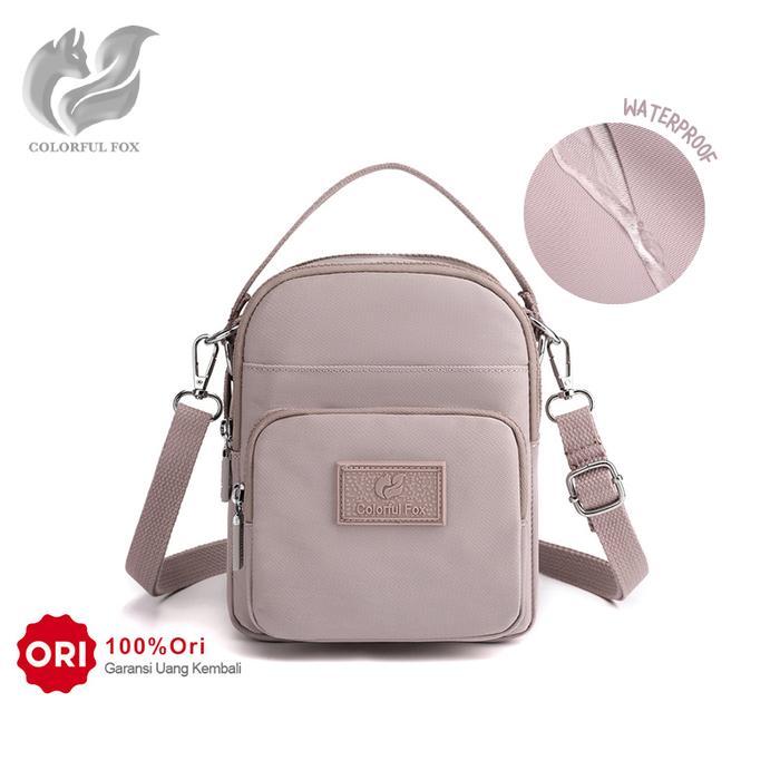 Aerostreet.Shoes - Tas Selempang Wanita Korean Style Anti Air Colorful Fox 0466