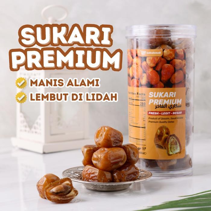 Premium Kurma Sukkari Premium VIP Lembut Original 100% Jumbo / Kurma Raja Kurma Sukari Basah Premium