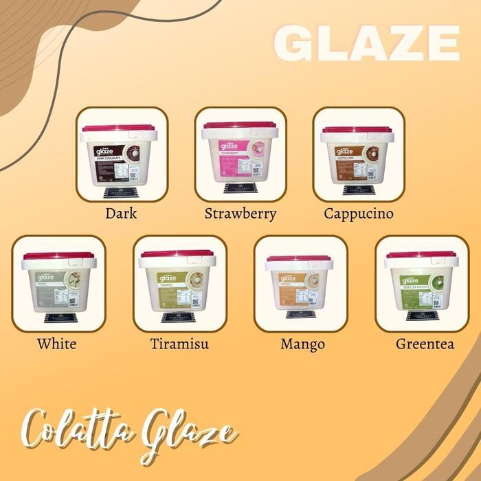 COKLAT GLAZE TOPPING & DECORATION BAHAN PELAPIS COLATTA GLAZE