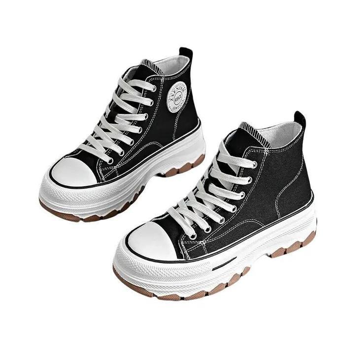 Aerostreet - Lex Jimin Sepatu Boots Canvas Wanita Casual Sneakers Wanita 9054