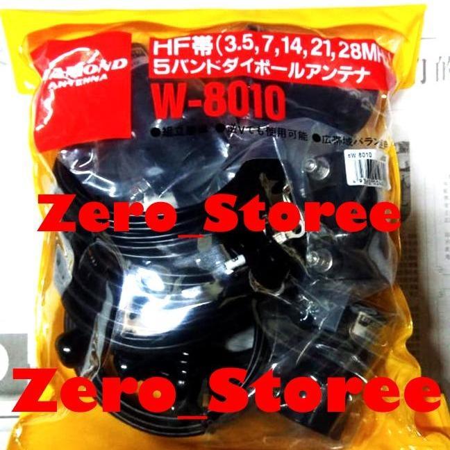 Antena Diamond W8010 Dipole Antenna 3.5/7/14/21/28Mhz W-8010 Balun