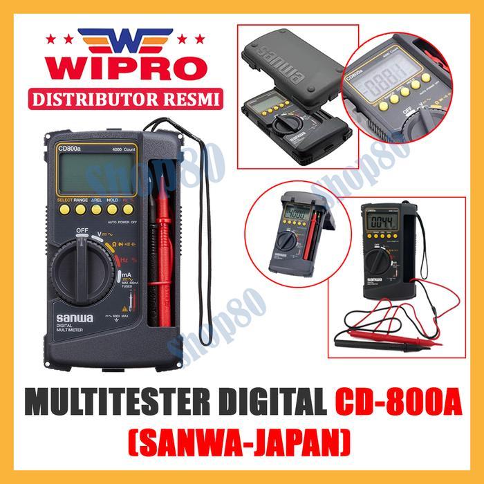Wipro Multitester Digital Avometer SANWA Multimeter Multi Tester CD800A