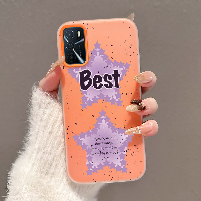 Casing Hp Untuk OPPO A16 OPPO A16s OPPO A54s Case Casing Pola Bintang Terbaik Cesing HP Kasing Jelly