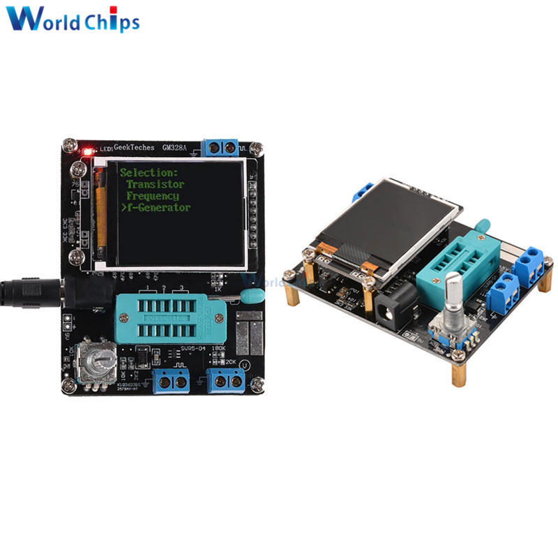 BEST SELLER GM328B GM328 Transistor Tester Diode Voltage Frequency LCR Meter PWM Square Wave Signal 
