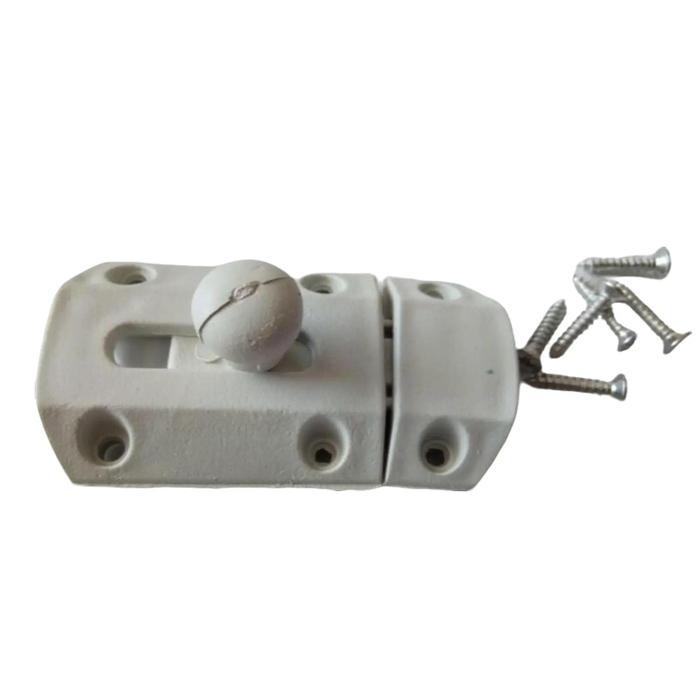 Grendel slot plastik pvc kunci pintu kamar mandi slot plastik