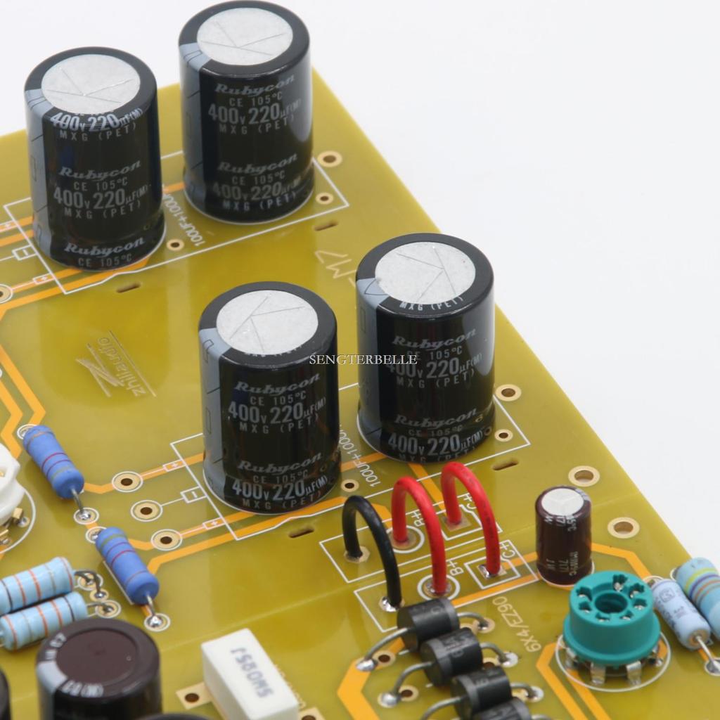 Best HiFi Diy Tube Stereo Preamplifier Board / Kit Base On KSL-M7 Preamp + Power Supply Board