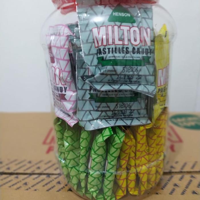 PERMEN MILTON PASTILLES TOPLES 60 SACHET