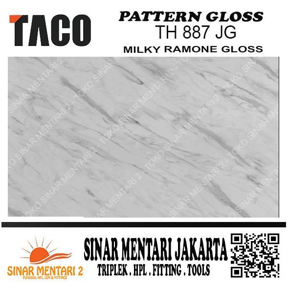 Taco Hpl Pattern Gloss Th 887 Jg Milky Ramone Gloss