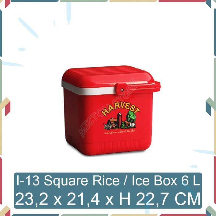 Micton Lion Star I-13 Square Rice Ice Box 6 Liter Termos Nasi Es Batu