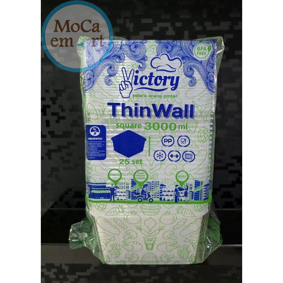 Thinwall 3000ml / Food Container 3000ml / Kotak Makanan 3000ml