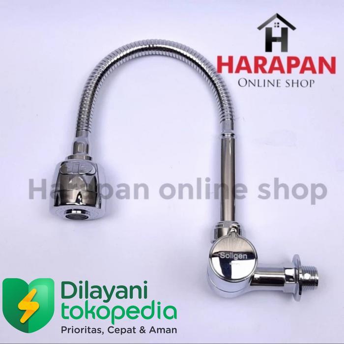 Toto - Keran Angsa Cuci Piring Soligen Ws4C - Kran Air Flexible / Dapur