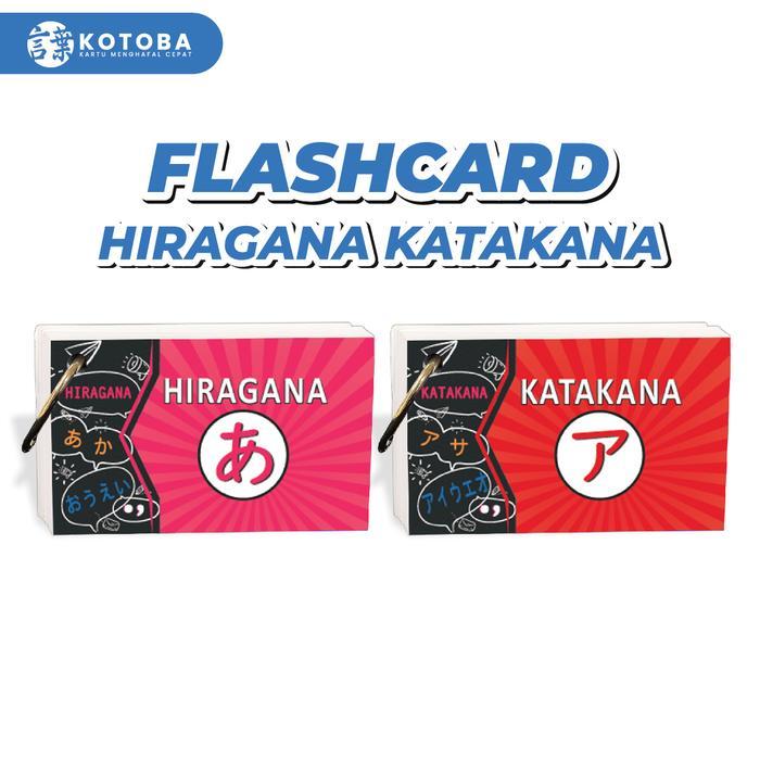 Flashcard Hiragana Dan Katakana Kamus Belajar Bahasa Jepang - Kotoba Flashcard Toys