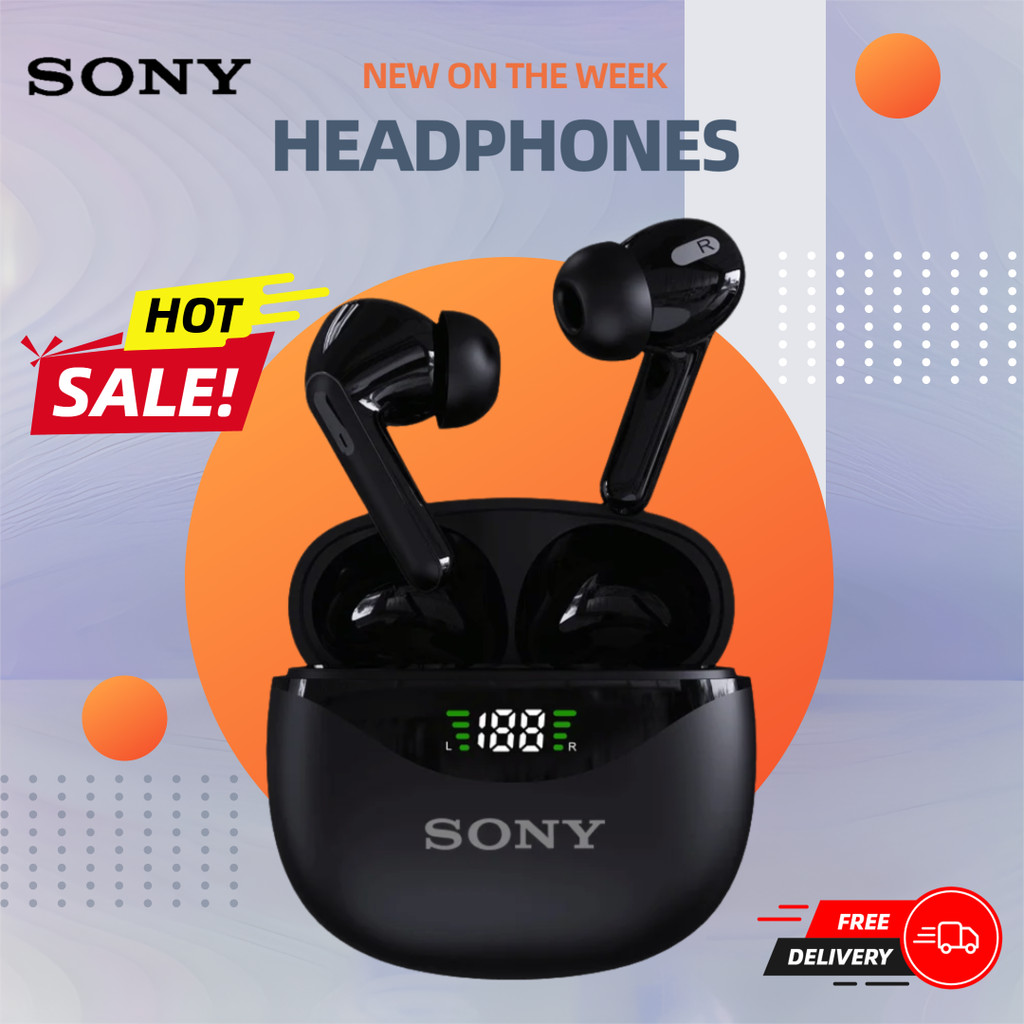 Original Sony DP4 TWS Earphone Bluetooth Headset HiFi Wireless Headphone Mic Noise Reduction Earbuds