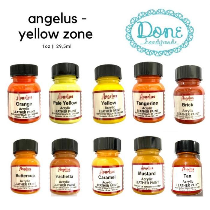 Leather Paint Angelus Cat Kulit Acrylic Paint Fabric Paint Canvas Ylw