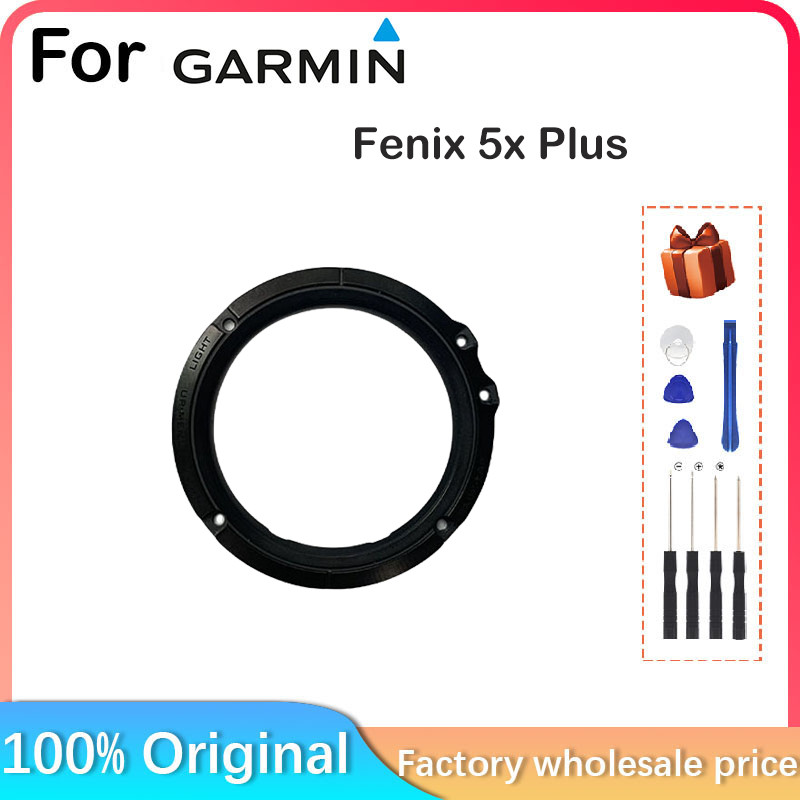 New Original For Garmin Fenix 5x Plus Smart Watch LCD Screen with Frame + Cover Glass Repair Parts