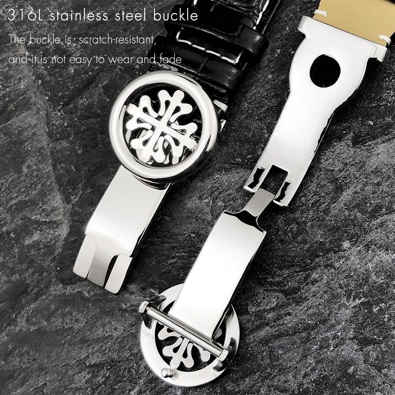 Genuine Leather Watchband 18mm 19mm 20mm 21mm 22mm for Patek PP Philippe 5167 5227 Black Brown