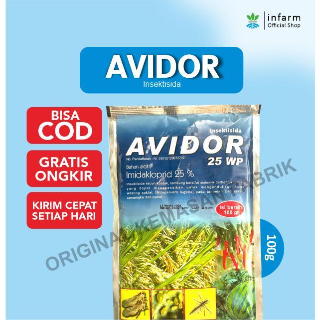 * INFARM - Pestisida Avidor 100 gram Insektisida Hama Tanaman Padi Cabai Avidor Insektisida 100gr