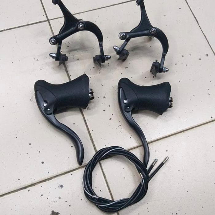 REM BALAP U BRAKE ALLOY BAUT BIASA KOMPLITE