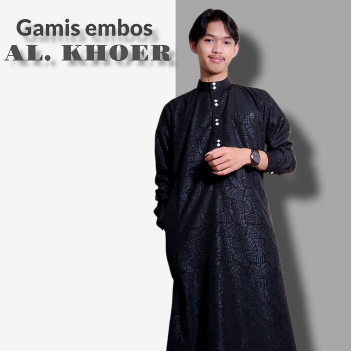 m3 alkhoer jubah madinah gamis bahan embos kancing kotak impor jubah pria dewasa termurah 2023