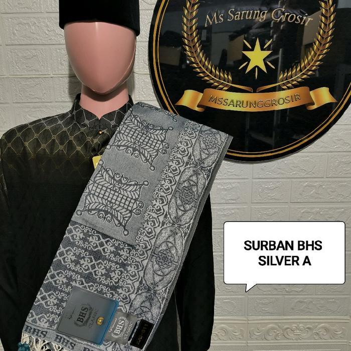 Surban BHS Jaguar Subaiyah Classic Gold Motif Tebal