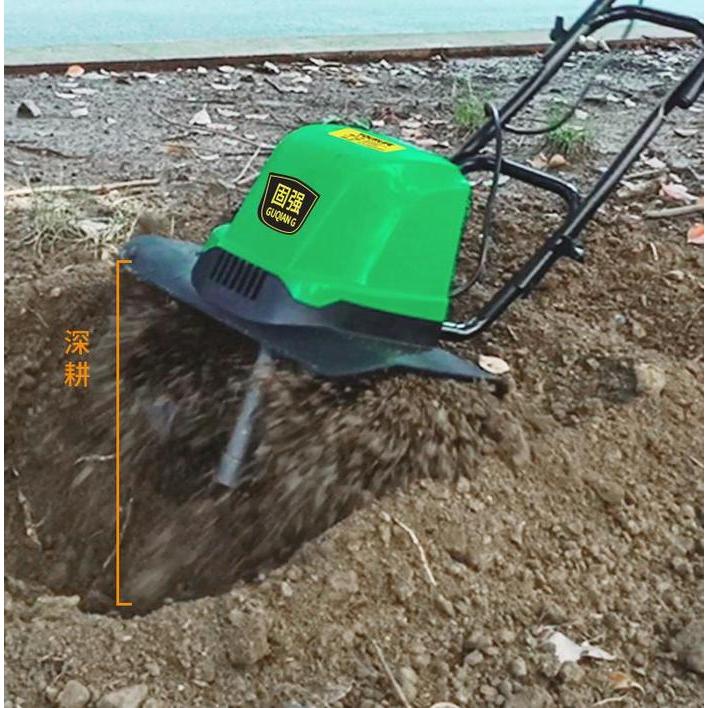 New Terlaris TLEG-01A Mini Tiller Electri Plough Machine Cultivator Scarifier Garden Household Soi -