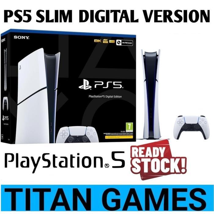 PS5 Slim Disc Version - PS5 Slim Console Digital Version - PS5 Console - SLIM DIGTAL, SONY JEPANG