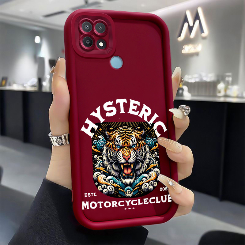 Casing Hp untuk OPPO A15 A15s A35 4G Case Macan yang perkasa Kasing silikon Cesing Bagus Selfie Kesi