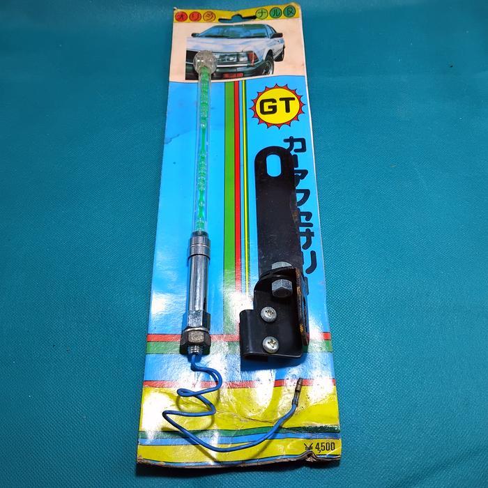 PARKING POLE Antena Lampu variasi bemper mobil Hijau lampu retro look