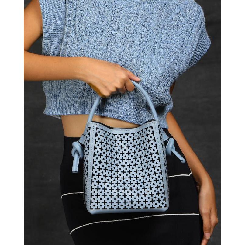 ELLA & GLO ELLEN BAG GENUINE LEATHER BAG - TAS KULIT WANITA LASER CUT GRAFIK PATTERN