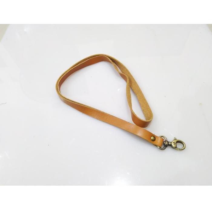 Tali Lanyard Kulit Untuk ID Card Holder / Tali Lanyard Saja