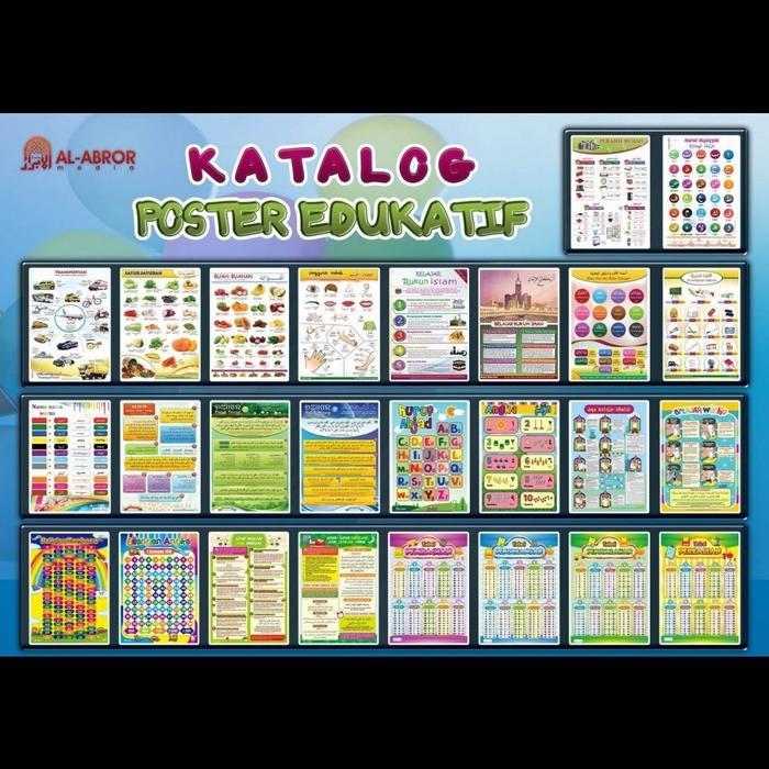 Poster Edukatif Muslim Edukasi Bahasa Arab Poster Belajar Mufrodat