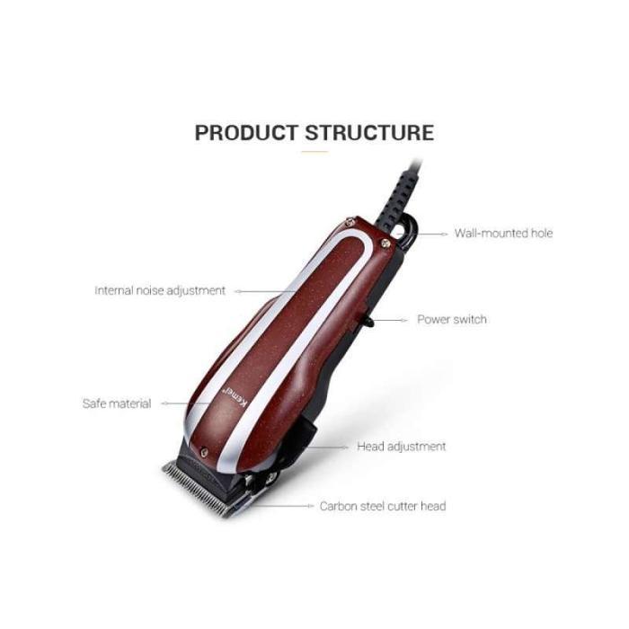 Kemei KM-8847 Hair Clipper Alat Cukur Potong Rambut Elektrik KM8847 KM 8847 Jenggot Kumis Brewok