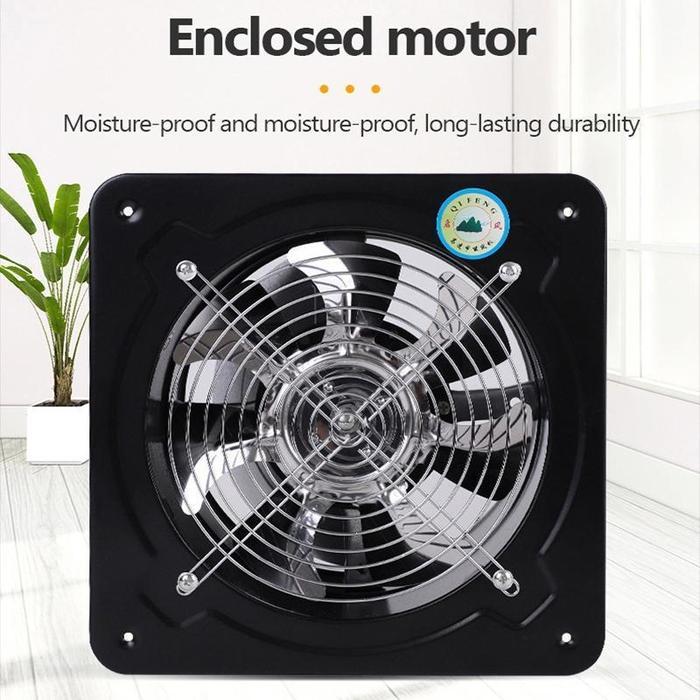Exhaust Fan 4/6/8Inch Exhaust Fan Dinding Kipas Exhaust Ventilasi Dinding Booster Fan