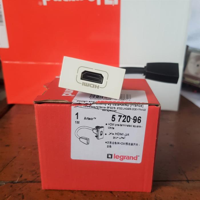 Socket Legrand HDMI 572096 / Socket Pre-Connect 1 Modul Legrand HDMI