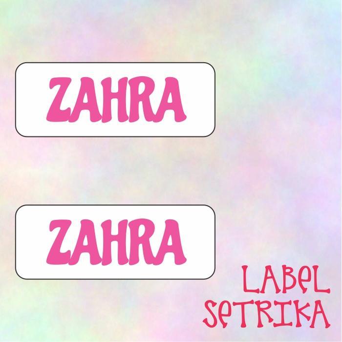 LABEL BAJU LABEL NAMA LABEL KAOS LABEL KAIN LABEL SETRIKA IRON LABEL