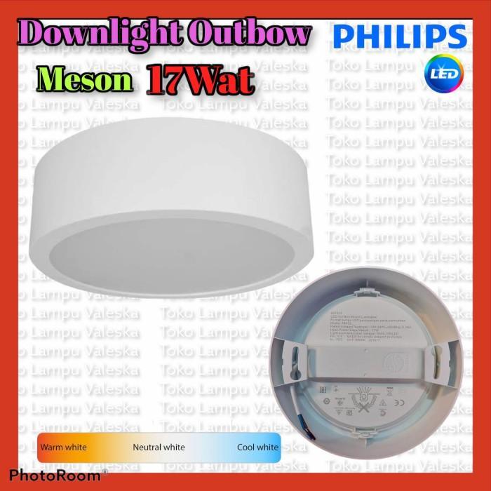 PROMO Downlight Meson Outbow Philips 17Watt 6500k/3000k - Putih