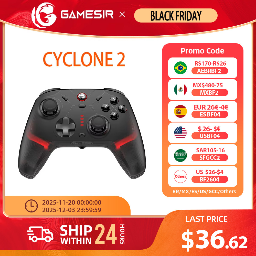 Gamesir Cyclone 2 Controller Nintendo Switch PC Joystick Wireless Gamepad Pro Controller for