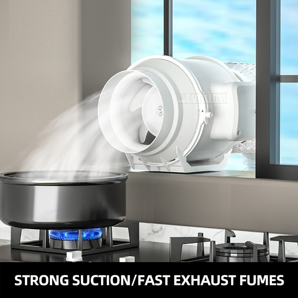 Household Kitchen Exhaust Hood Commercial Powerful Exhaust Fan Ventilation Fan Centrifugal Fan Duct