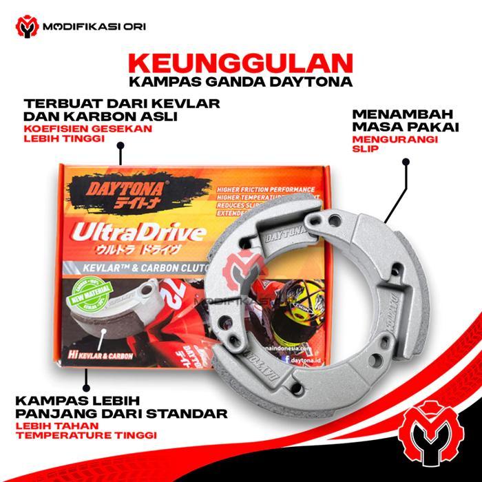 Mangkok Kampas Ganda Racing Kartel - Vario 125-150-160 Pcx 160 Cc Custom Paket Mangkok Ganda Kartel