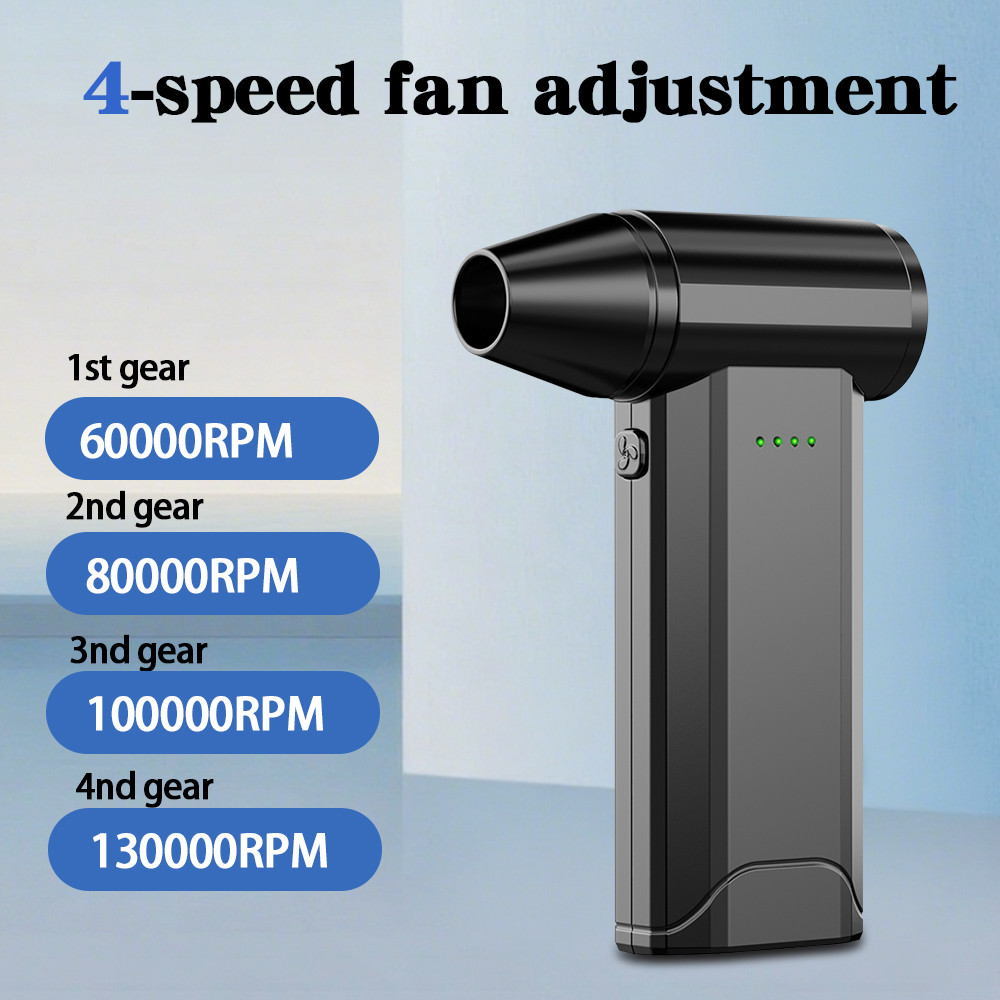 FOURQ Electric Air Duster-130000RPM Super Power Cordless Air Duster for